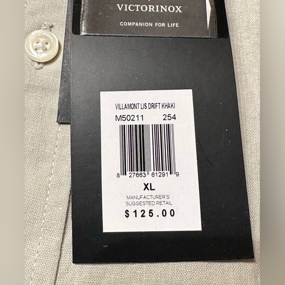 NWT Men’s Victorinox Villamont Long Sleeve Button Down Shirt, XL - Picture 3 of 3